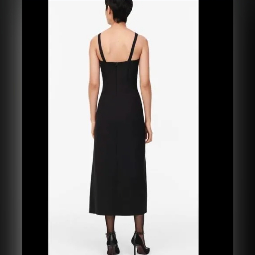 Zara| 2020 Collection Limited edition, Black Lace-Up Detail with Corset Waist - Picture 14 of 16